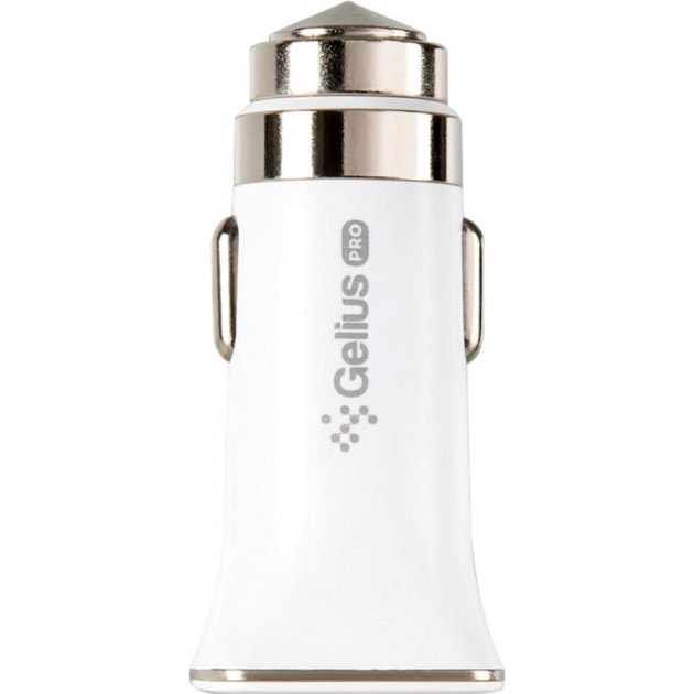 Автомобільний зарядний пристрій GELIUS Pro Apollo 2USB 3.1A White (GP-CC01) Тип автомобільний зарядний пристрій
