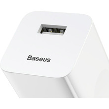Мережевий зарядний пристрій BASEUS Wall Charger QC3.0 White (20748)