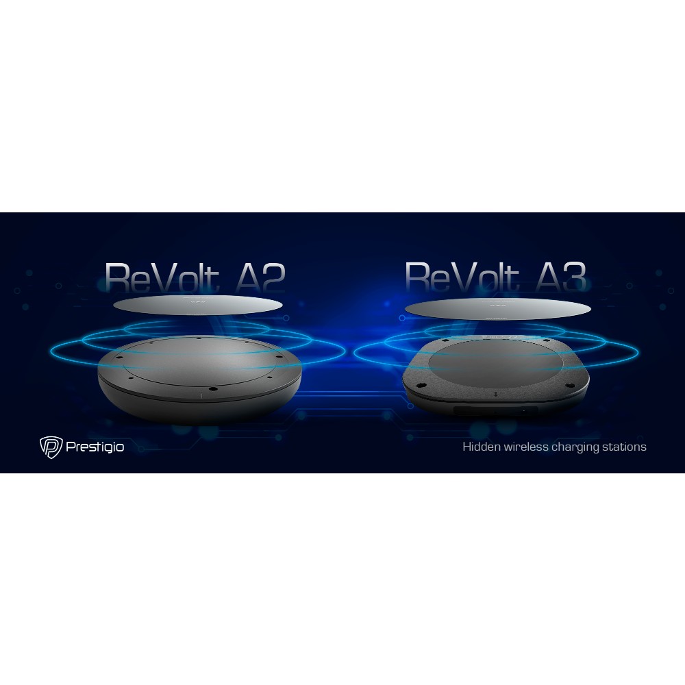 Фото 19 Беспроводное зарядное устройство PRESTIGIO ReVolt A3 10W (PCS103U_BL)