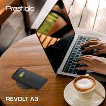 Беспроводное зарядное устройство PRESTIGIO ReVolt A3 10W (PCS103U_BL)
