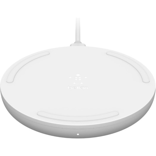 

Быстрое беспроводное зарядное устройство Belkin Pad Wireless Charging Qi 10W White (WIA001VFWH), Pad Wireless Charging Qi, 10W, white