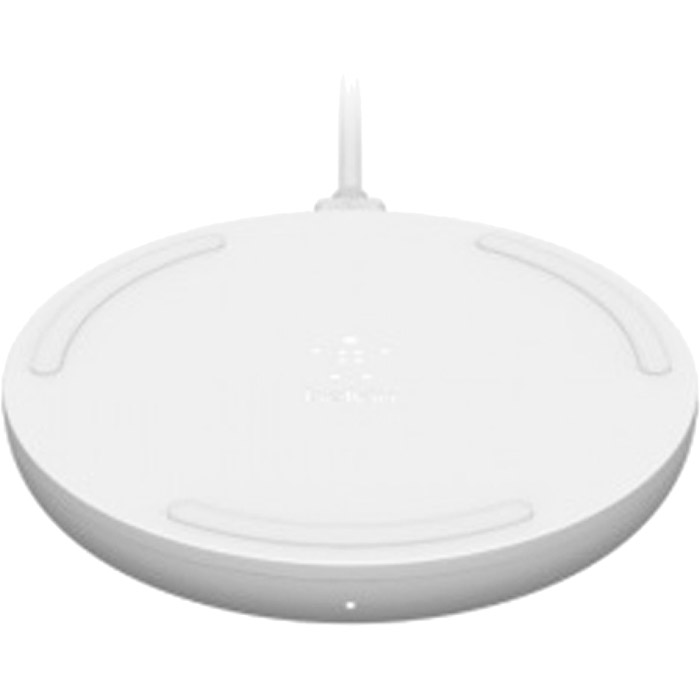 

Быстрое беспроводное зарядное устройство Belkin Pad Wireless Charging Qi, 10W no PSU White (WIA001BTWH), Pad Wireless Charging Qi, 10W, без ЗУ, white