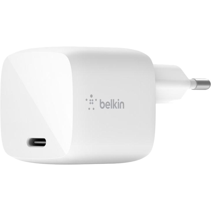 Сетевое зарядное устройство Belkin GAN 30W USB-С White (WCH001VFWH)