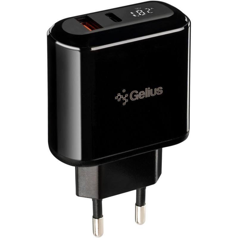 Сетевое зарядное устройство GELIUS Pro Zion 1USB 3A Black (GP-HC010) Тип сетевое зарядное устройство