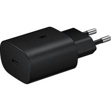 Мережевий зарядний пристрій SAMSUNG 25W Travel Adapter Black (EP-TA800NBEGRU)