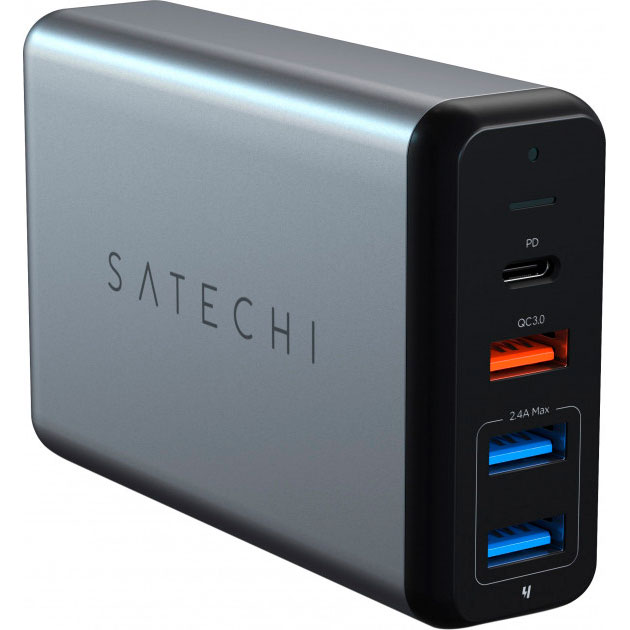 

Зарядное устройство SATECHI USB-C 75W Travel Space Gray (ST-MCTCAM), USB-C 75W Travel Space Gray (ST-MCTCAM)