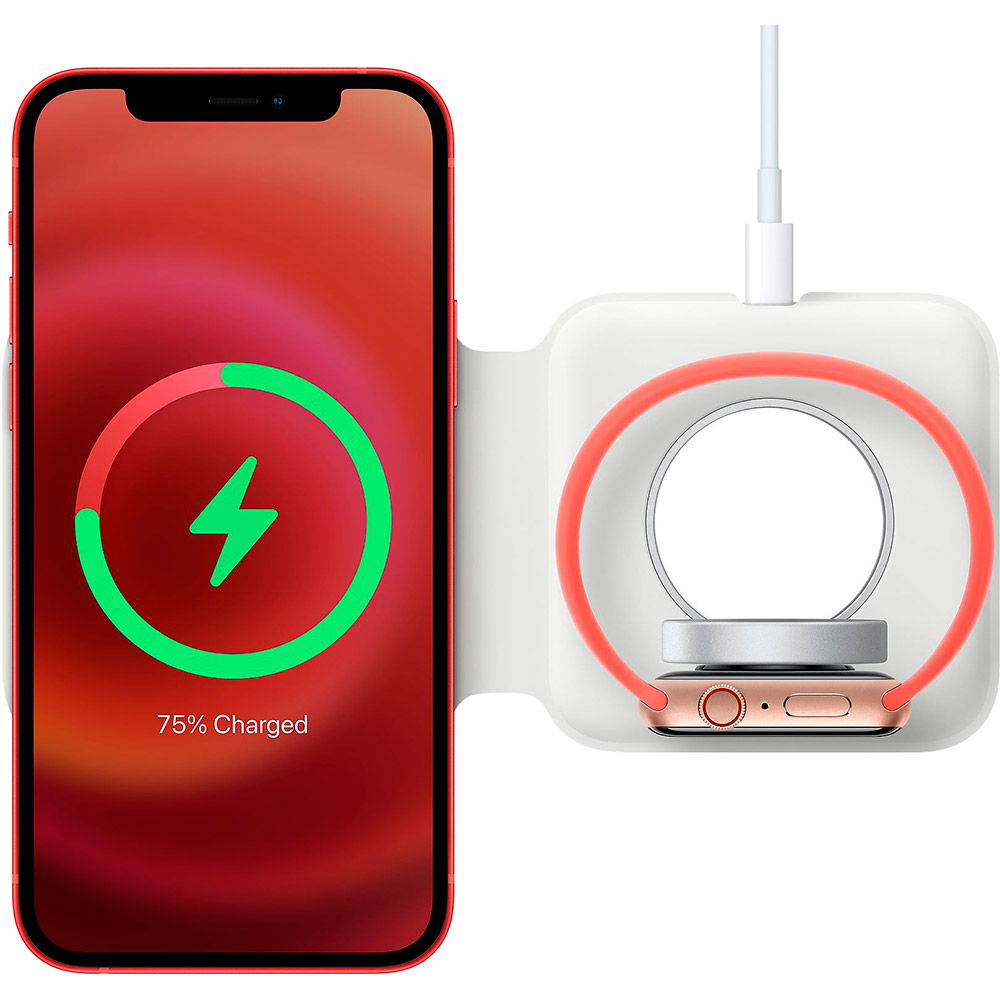 Беспроводное зарядное устройство APPLE MagSafe Duo Charger White (MHXF3ZE/A) Цвет белый