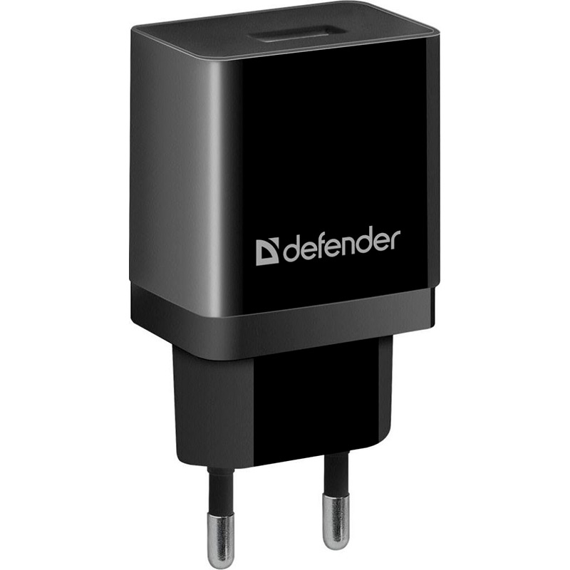 Сетевое зарядное устройство DEFENDER EPA-10 Black (83572)