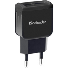 Мережевий зарядний пристрій DEFENDER EPA-13 Black (83840)