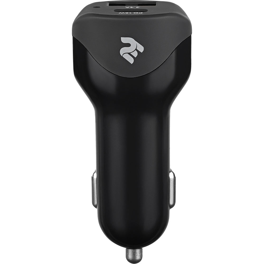 

Автомобильное зарядное устройство 2E Dual USB Car Charger Type-C PD USB 30W Black (2E-ACR18WQC), Dual USB Car Charger, Type-C PD, USB, 30W, black