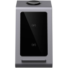 Бездротове зарядний пристрій PRESTIGIO ReVolt A8 3-in-1 wireless space grey (PCS108A_SG)