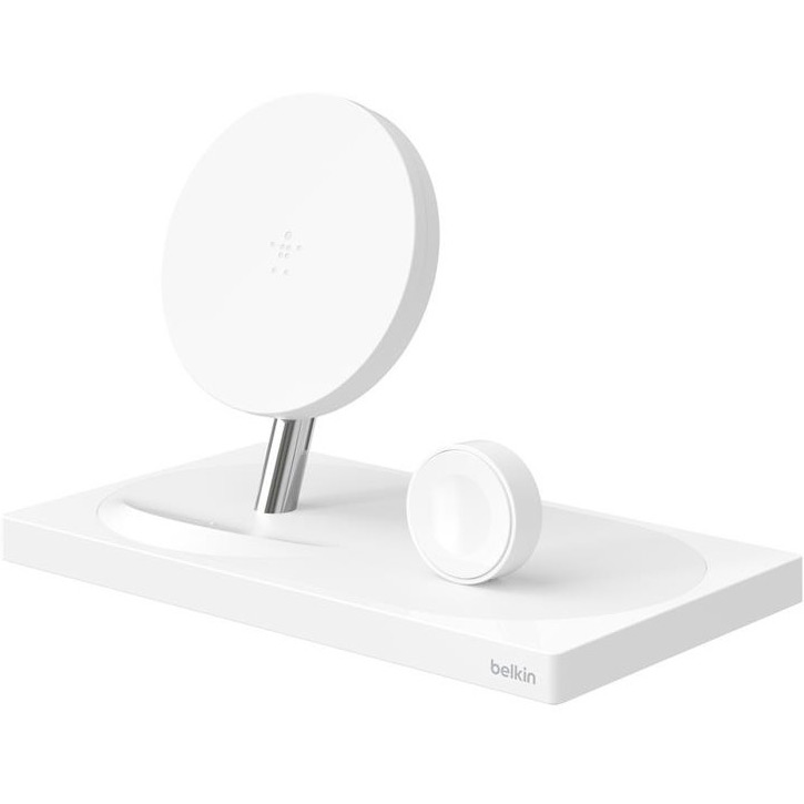 

Беспроводное зарядное устройство BELKIN 2-in-1 Wireless Pad/Stand/Apple Watch White (F8J234VFWHT-APL), 2-in-1 Wireless Pad/Stand/Apple Watch, white