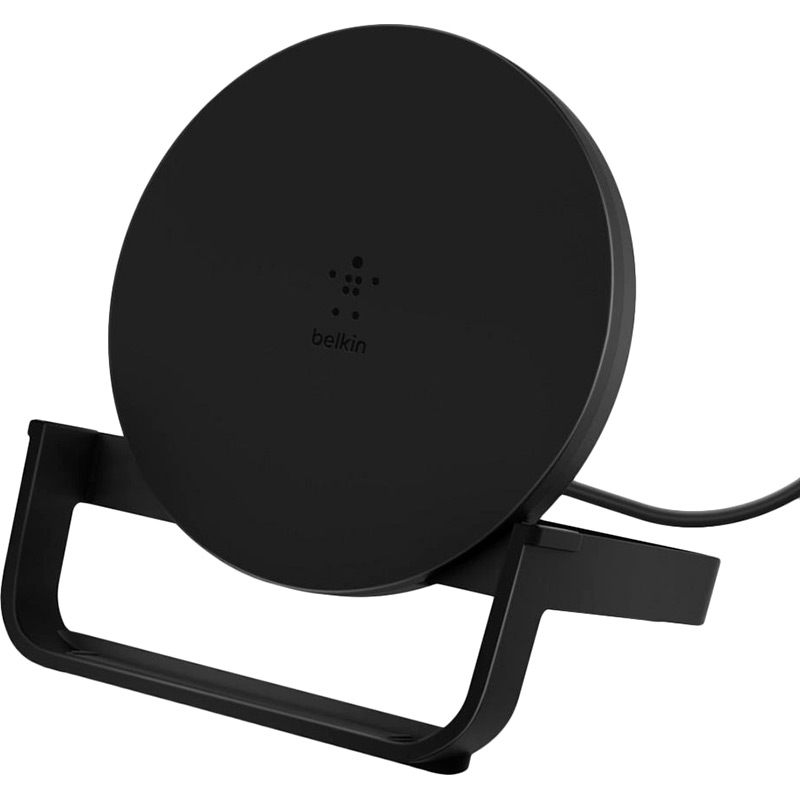 

Беспроводное зарядное устройство BELKIN Stand Wireless Charging Qi Black (WIB001VFBK), Stand Wireless Charging Qi, 10W, black