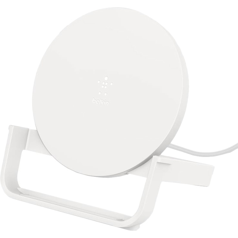 

Беспроводное зарядное устройство BELKIN Stand Wireless Charging Qi White (WIB001VFWH), Stand Wireless Charging Qi, 10W, white