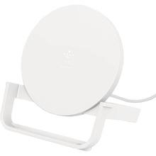 Беспроводное зарядное устройство BELKIN Stand Wireless Charging Qi White (WIB001VFWH)