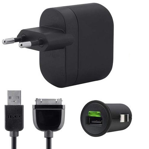 Зарядное устройство BELKIN Car&Travel charger+Data cable Galaxy Tab Тип сетевое зарядное устройство