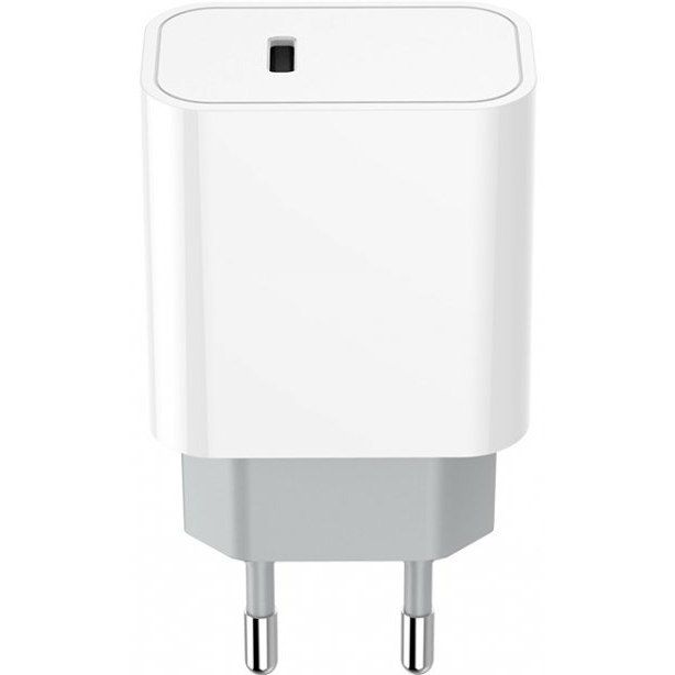 Сетевое зарядное устройство СolorWay Power Delivery Port USB Type-C 20W V2 White (CW-CHS026PD-WT) Выходной разъем USB Type-C