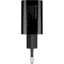 Сетевое зарядное устройство СolorWay Power Delivery Port USB Type-C 20W V2 Black (CW-CHS026PD-BK)