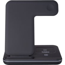 Беспроводное зарядное устройство GELIUS Pro 3in1 15W Black (GP-AWC01)