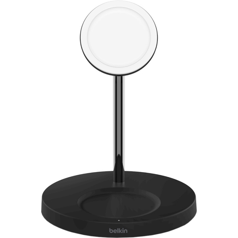 Беспроводное зарядное устройство BELKIN MagSafe 2 in 1 Wireless Charger Black (WIZ010VFBK)