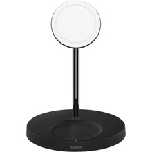 Беспроводное зарядное устройство BELKIN MagSafe 2 in 1 Wireless Charger Black (WIZ010VFBK)