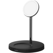 Беспроводное зарядное устройство BELKIN MagSafe 2 in 1 Wireless Charger Black (WIZ010VFBK)