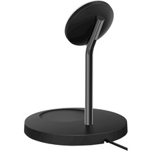 Беспроводное зарядное устройство BELKIN MagSafe 2 in 1 Wireless Charger Black (WIZ010VFBK)