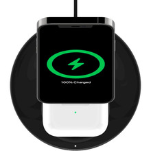 Беспроводное зарядное устройство BELKIN MagSafe 2 in 1 Wireless Charger Black (WIZ010VFBK)