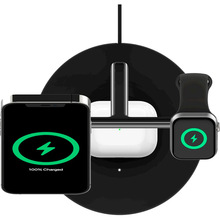 Беспроводное зарядное устройство BELKIN MagSafe 3 in 1 Wireless Charger Black (WIZ009VFBK)