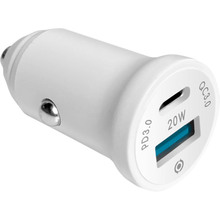 Автомобильное зарядное устройство PIKO 2 USB A+C/20W White (CC-302QP)