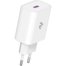 Мережевий зарядний пристрій 2E USB Wall Charger Max 18 W White (2E-WC1USB18W-W)