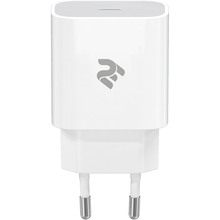 Сетевое зарядное устройство 2E USB-C Wall Charger 20 W white (2E-WC1USBC20W-W)