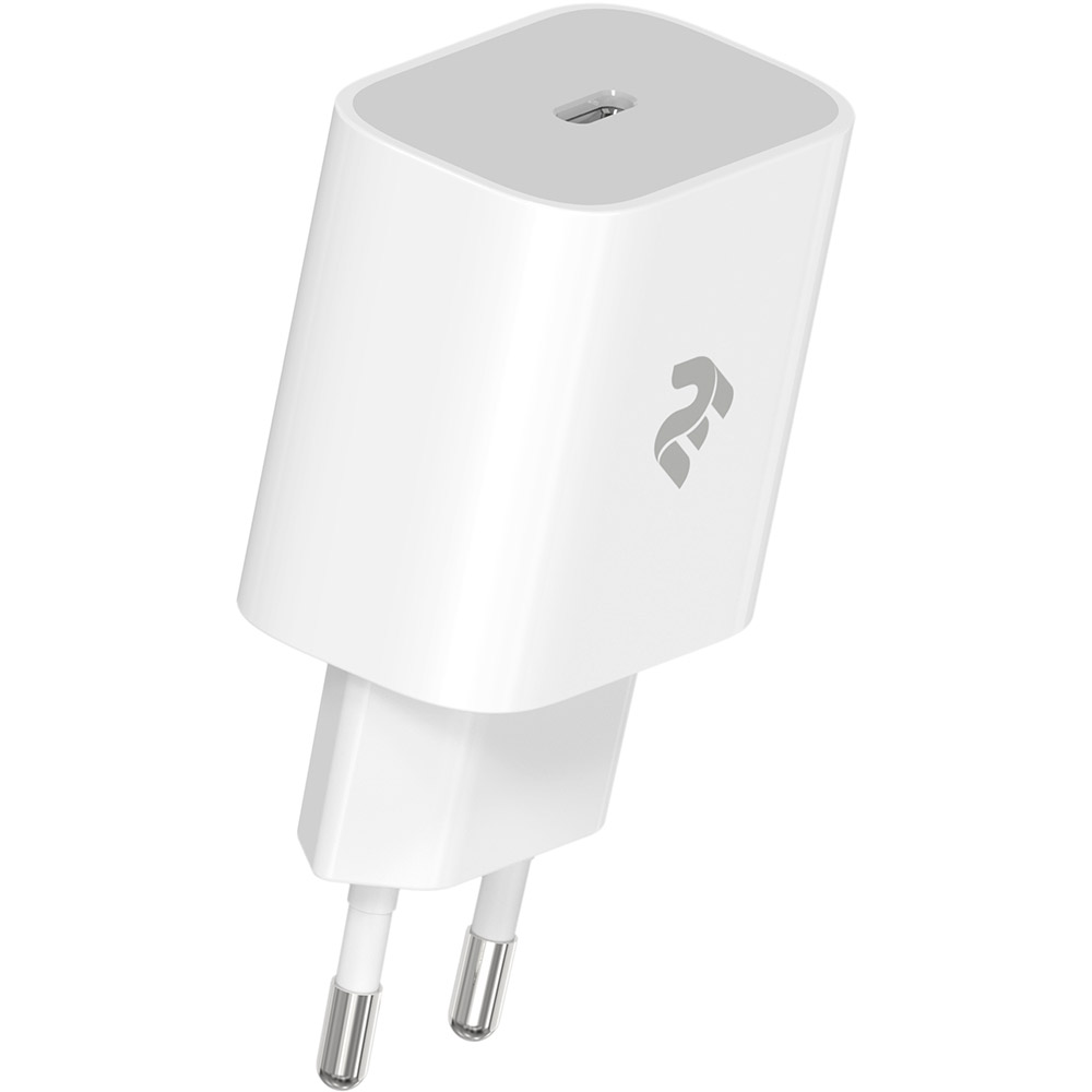 Мережевий зарядний пристрій 2E USB-C Wall Charger 20 W White (2E-WC1USBC20W-W) Кабель відсутній