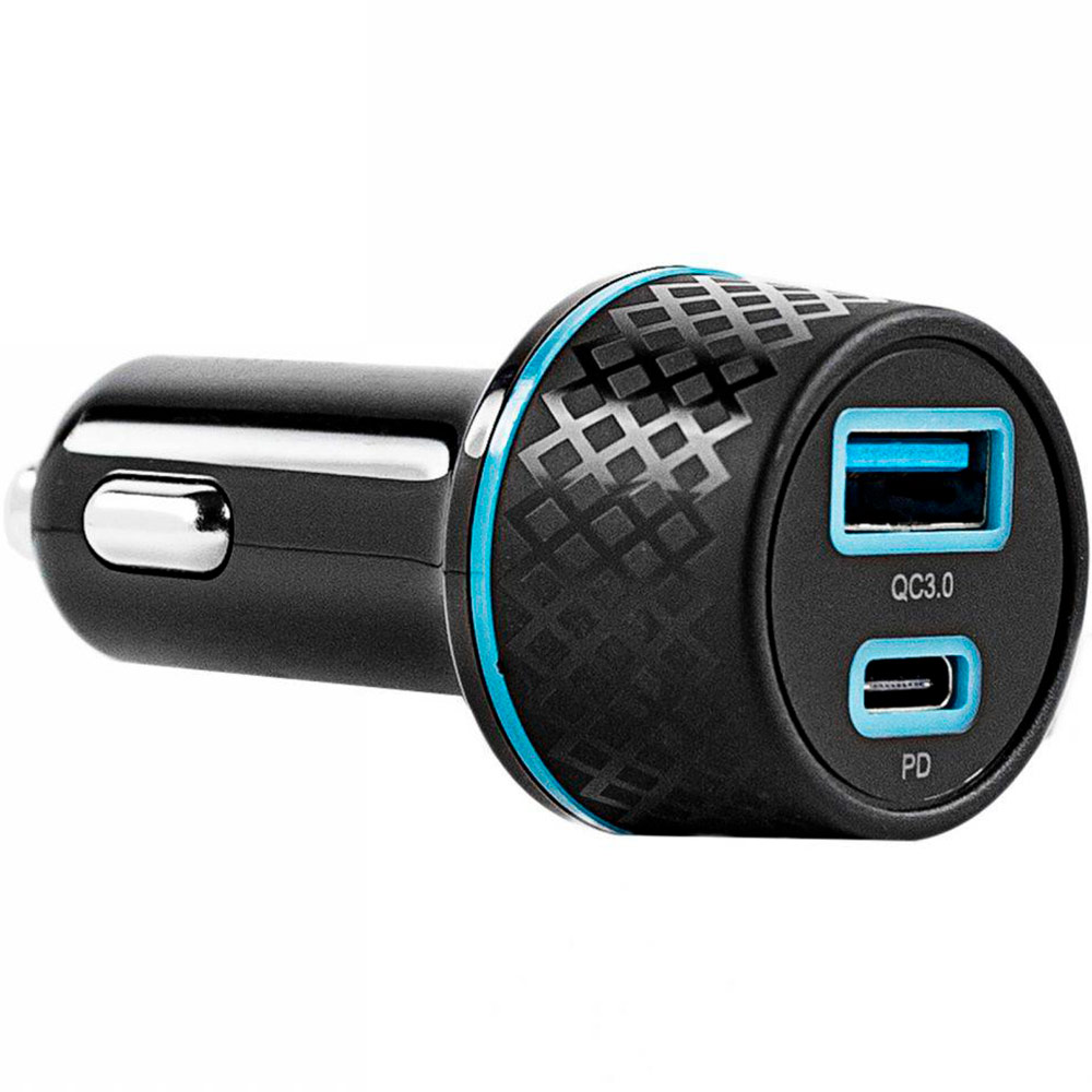 

Автомобильное зарядное устройство XOKO CQC-500 QC 3.0 PD+Fast USB charger Black (CQC-500-BK), CQC-500 QC3.0 PD+Fast Black