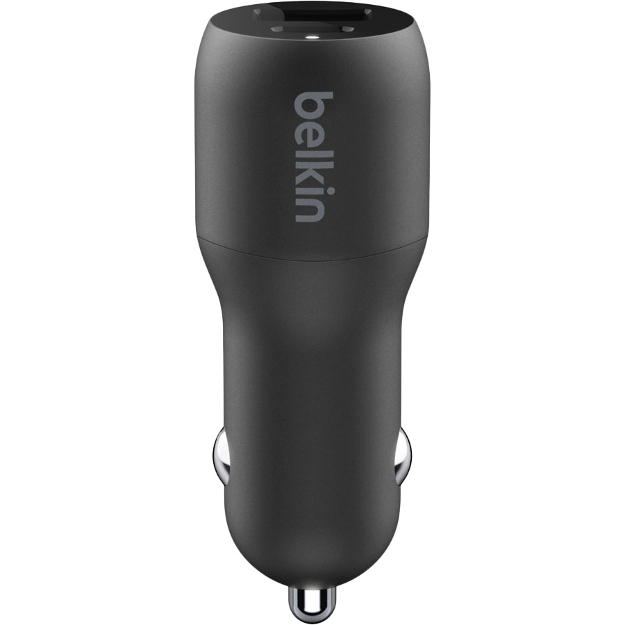 

Автомобильное зарядное устройство Belkin Car Charger 32W PD Dual Black (CCB003BTBK), Car Charger 32W PD Dual, black (CCB003BTBK)