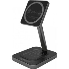Бездротовий зарядний пристрій PROMATE Aurabase-15W Grey (aurabase-15w.grey)