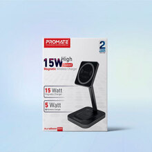 Бездротовий зарядний пристрій PROMATE Aurabase-15W Grey (aurabase-15w.grey)