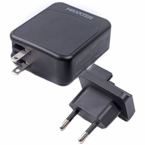 Сетевое зарядное устройство MAXXTER Black (WC-PD65W-01) Выходной разъем USB 