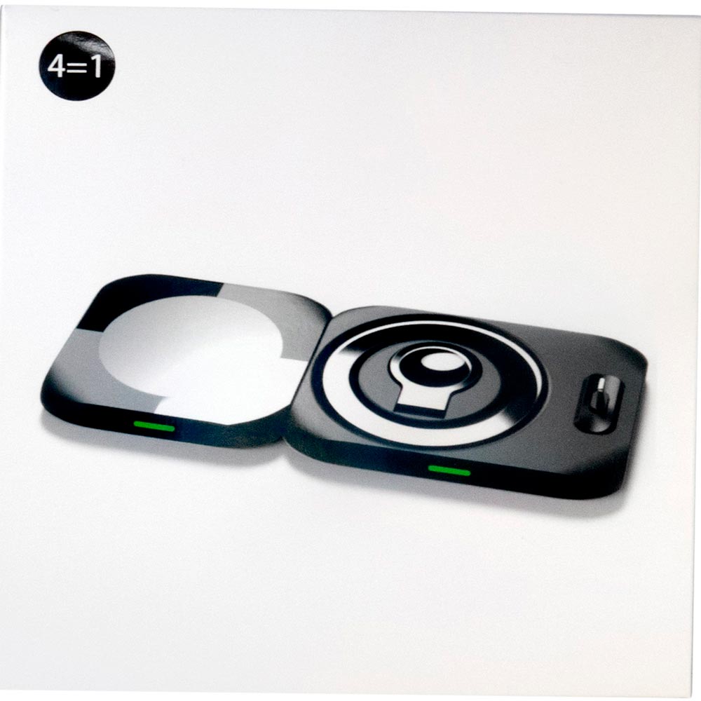 Изображение Беспроводное зарядное устройство Extradigital для iPhone, iWatch, Airpods (W8) Black (CWE1533)