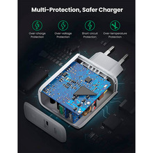 Сетевое зарядное устройство UGREEN CD170 36W USB/Type-C Charger White (UGR-60468)