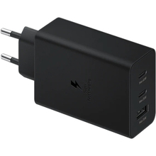 Зарядний пристрій SAMSUNG Trio 65W (2 Type-C+USB) Black (EP-T6530NBEGRU)