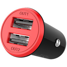 Автомобільний зарядний пристрій COLORWAY 2USB 3.4A(17W) + магнітний утримувач Air Vent-2 (CW-CHM05-GR/CHA026-BK)