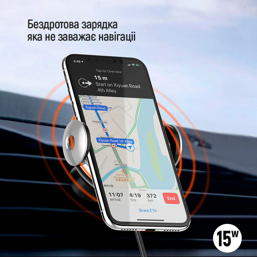 Фото 18 Зарядний пристрій COLORWAY 2USB 3.0A(36W) + Бездротовий зарядний пристрій AutoSense Wireless Charger (CW-CHAW036Q-BK/CHA036Q)