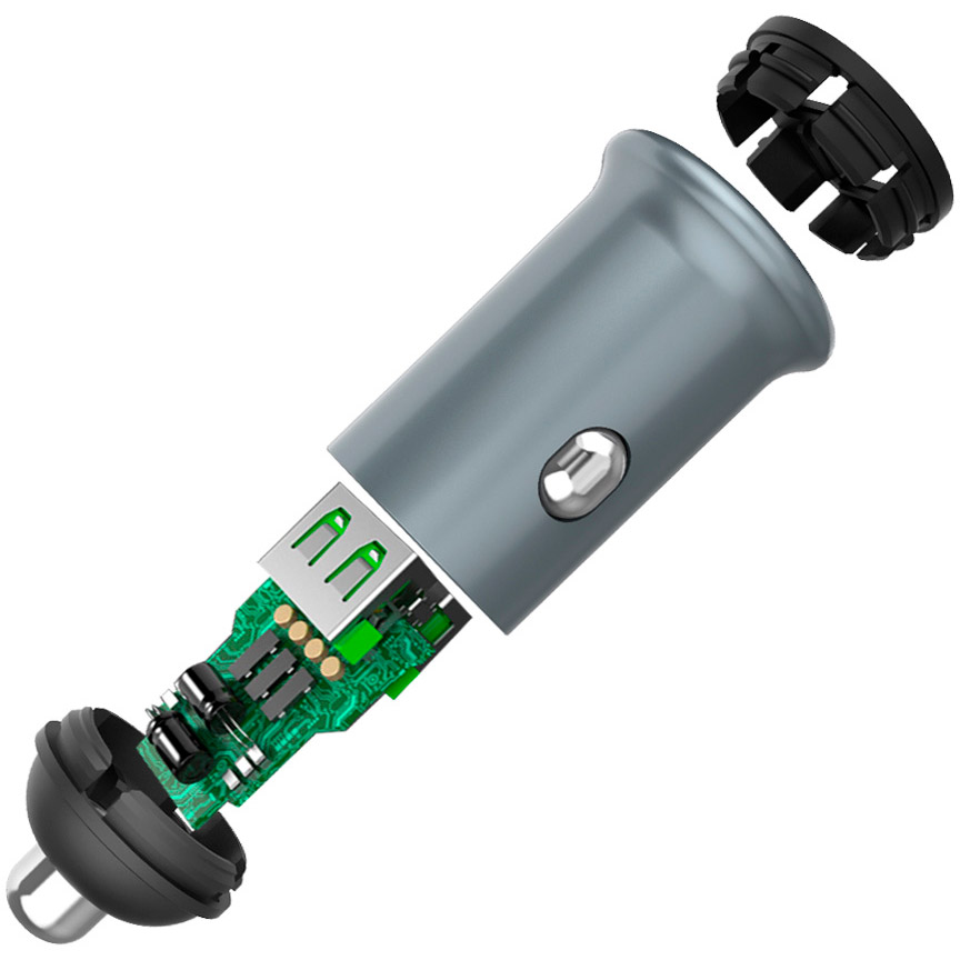 Зовнішній вигляд Зарядний пристрій COLORWAY 2USB 3.0A(36W) + Бездротовий зарядний пристрій AutoSense Wireless Charger (CW-CHAW036Q-BK/CHA036Q)