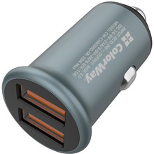 Зарядний пристрій COLORWAY 2USB 3.0A(36W) + Бездротовий зарядний пристрій AutoSense Wireless Charger (CW-CHAW036Q-BK/CHA036Q)