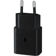Мережевий зарядний пристрій SAMSUNG 15W Power Adapter Type-C+Cable Black (EP-T1510XBEGRU)