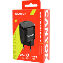 Зарядний пристрій CANYON H-20-05 Black (CNE-CHA20B05)