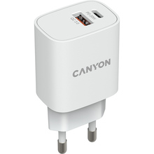 Сетевое зарядное устройство CANYON H-20-04 White (CNE-CHA20W04)