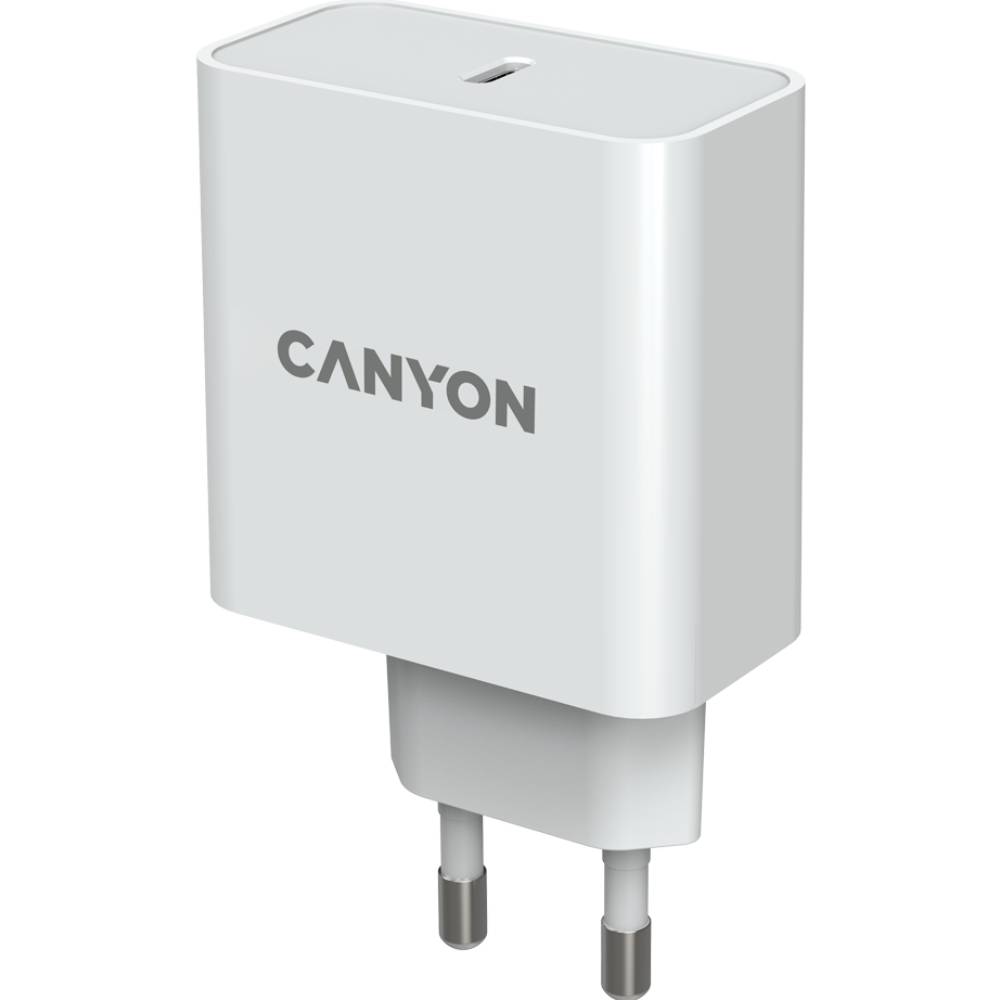 Сетевое зарядное устройство CANYON CND-CHA65W01 65W White Кабель отсутствует