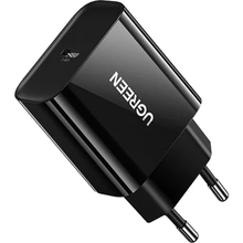 Мережевий зарядний пристрій UGREEN CD137 20W Type-C PD Charger Black (UGR-10191)